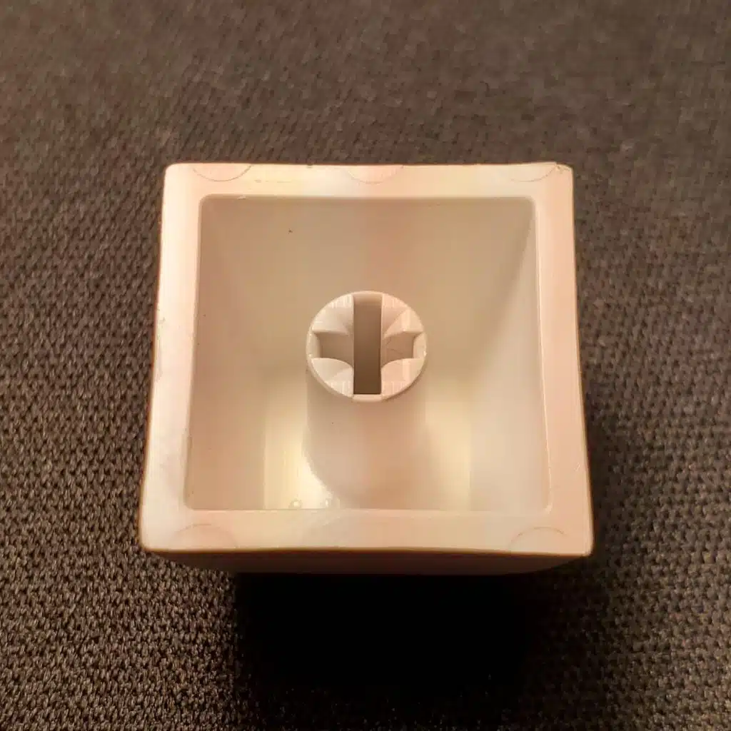 Q key on its side