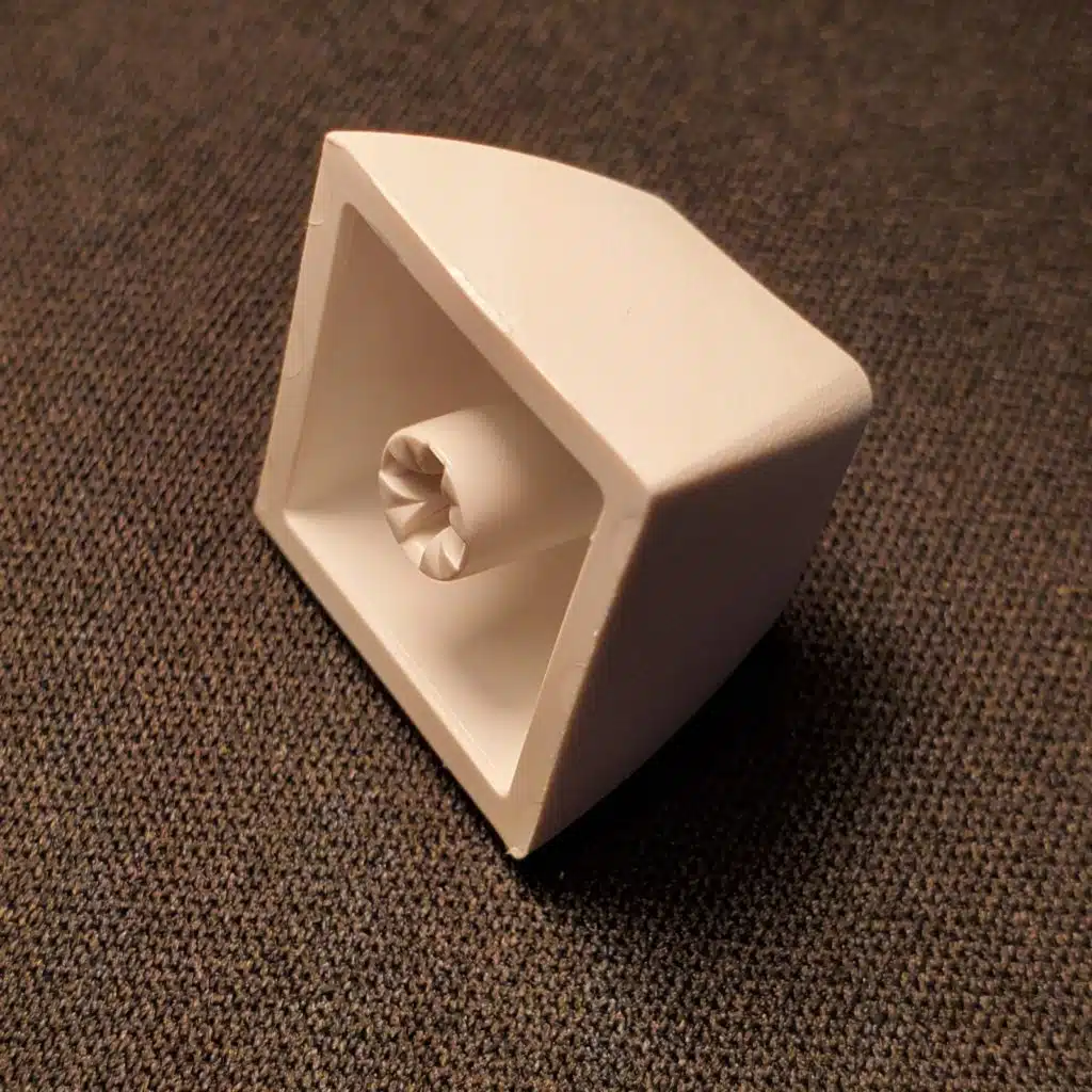 Q key on its side