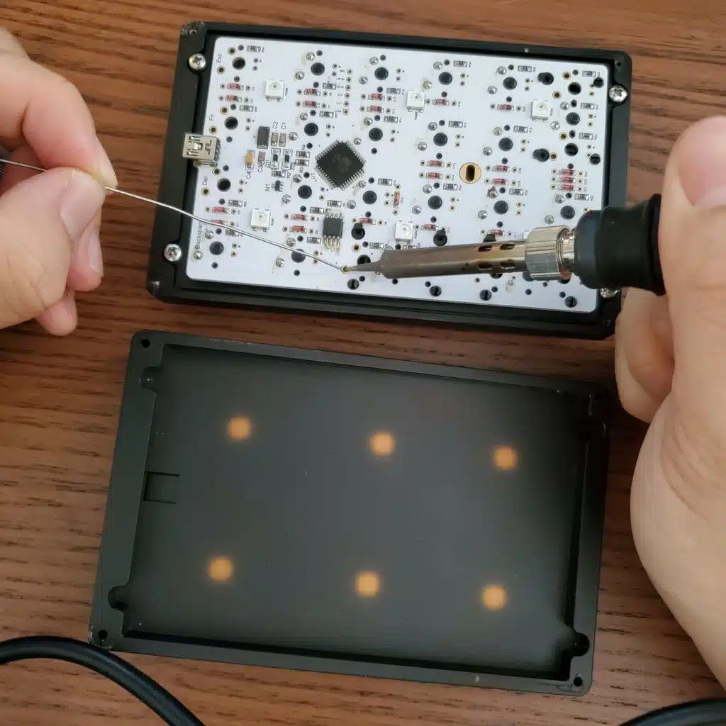 Soldering a mechanical keyboard