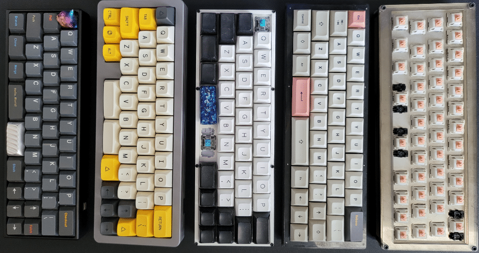 Multiple Mechanical Keyboards