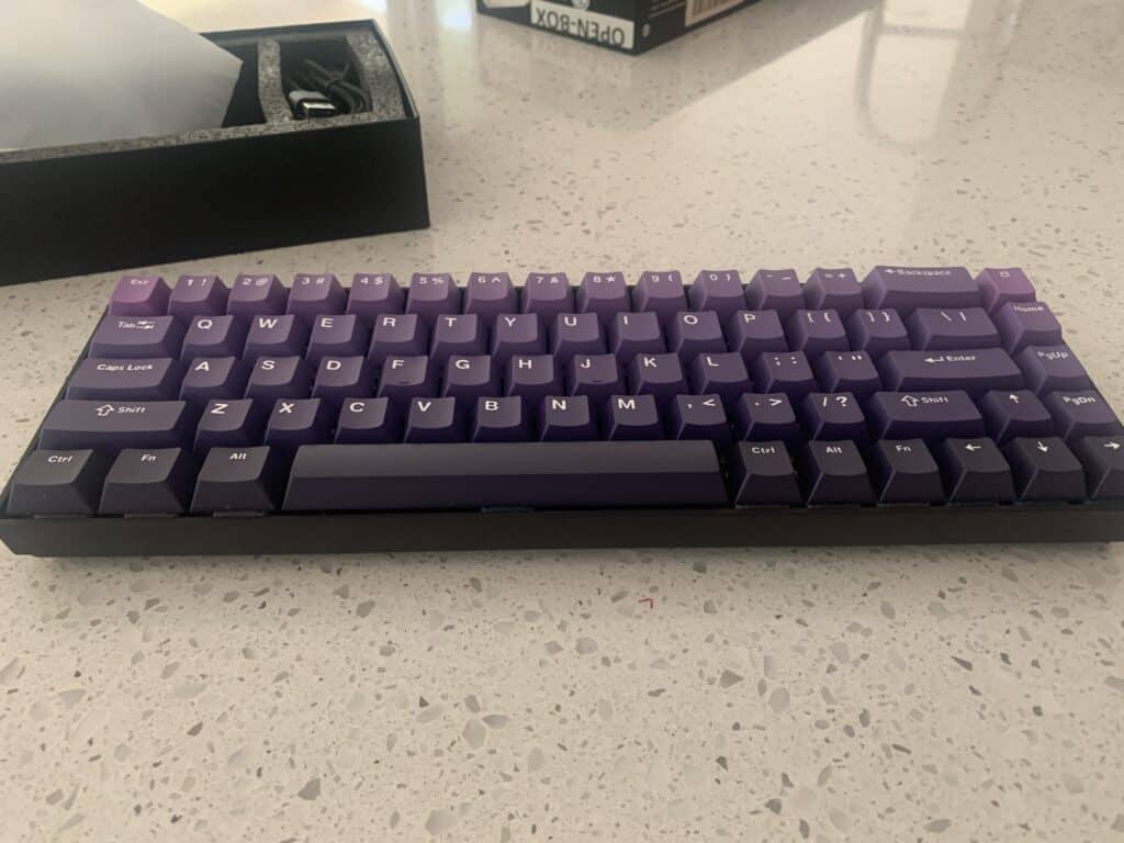 Xvx purple keycaps on keychron k6