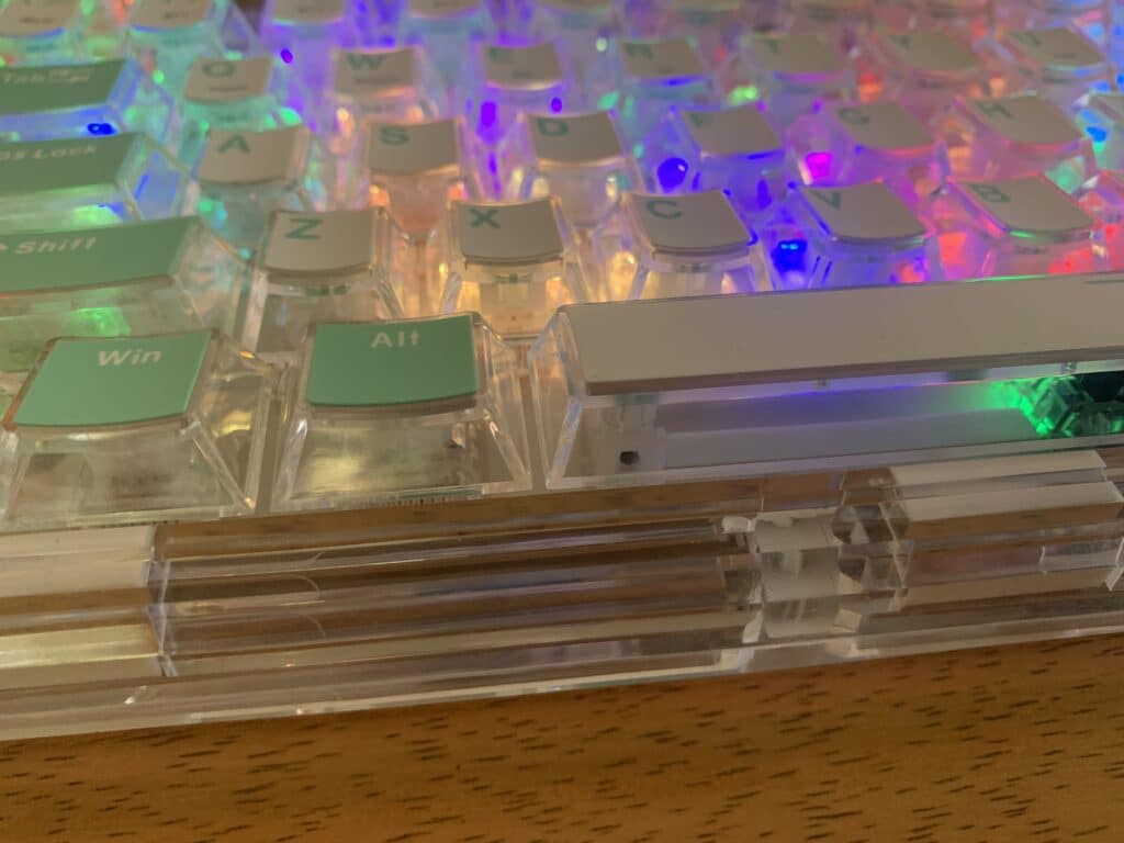 Leobog K81 Keycaps RGB Close up